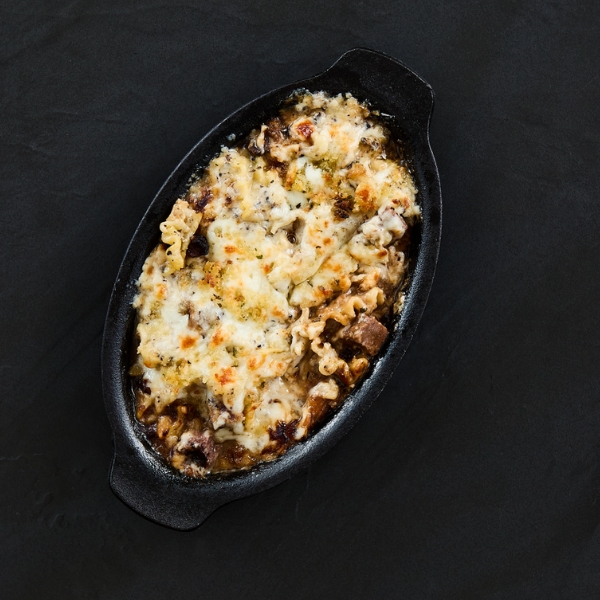 BRAISED BEEF MAF & CHEESE